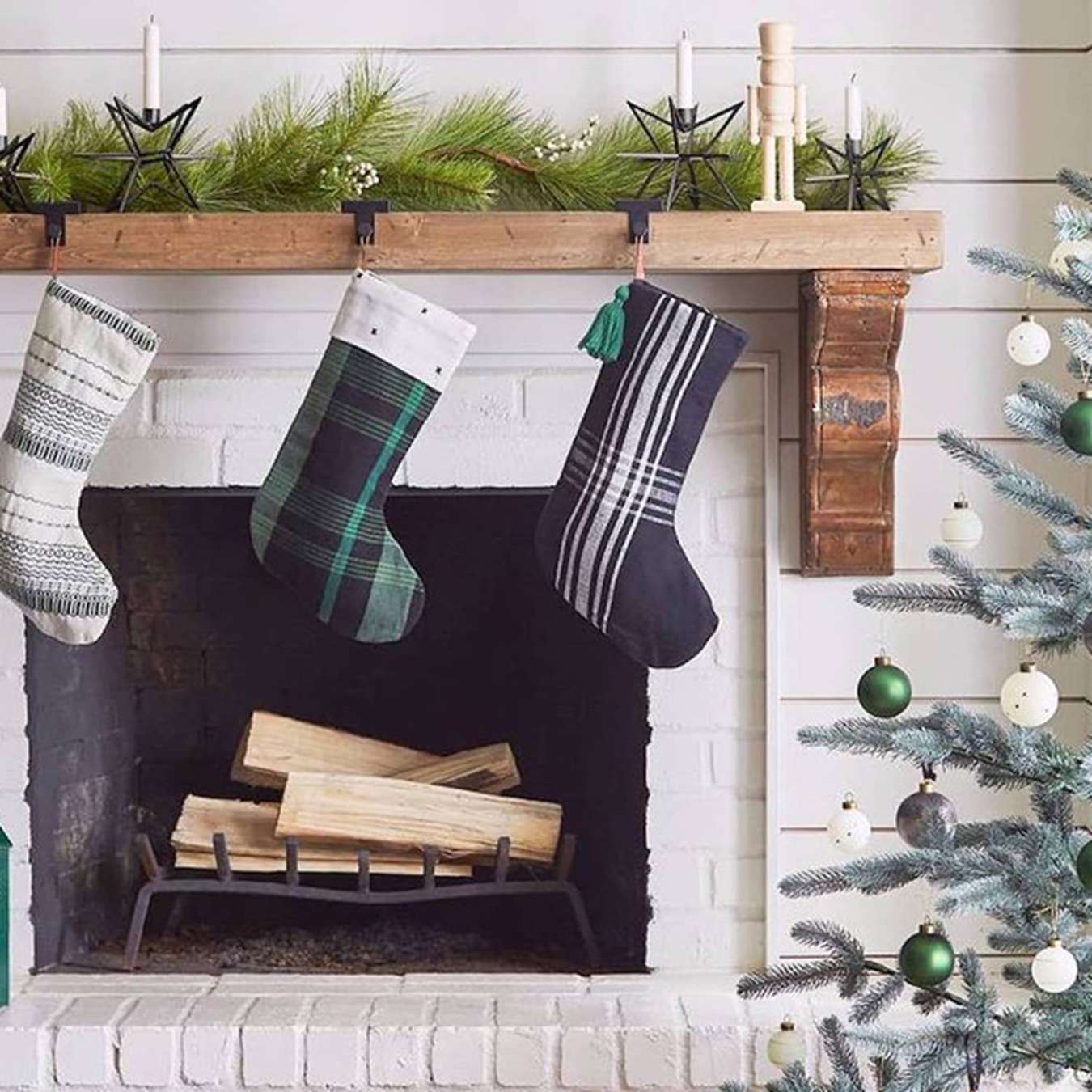 Stocking Hanging Ideas No Fireplace  Apartment Therapy