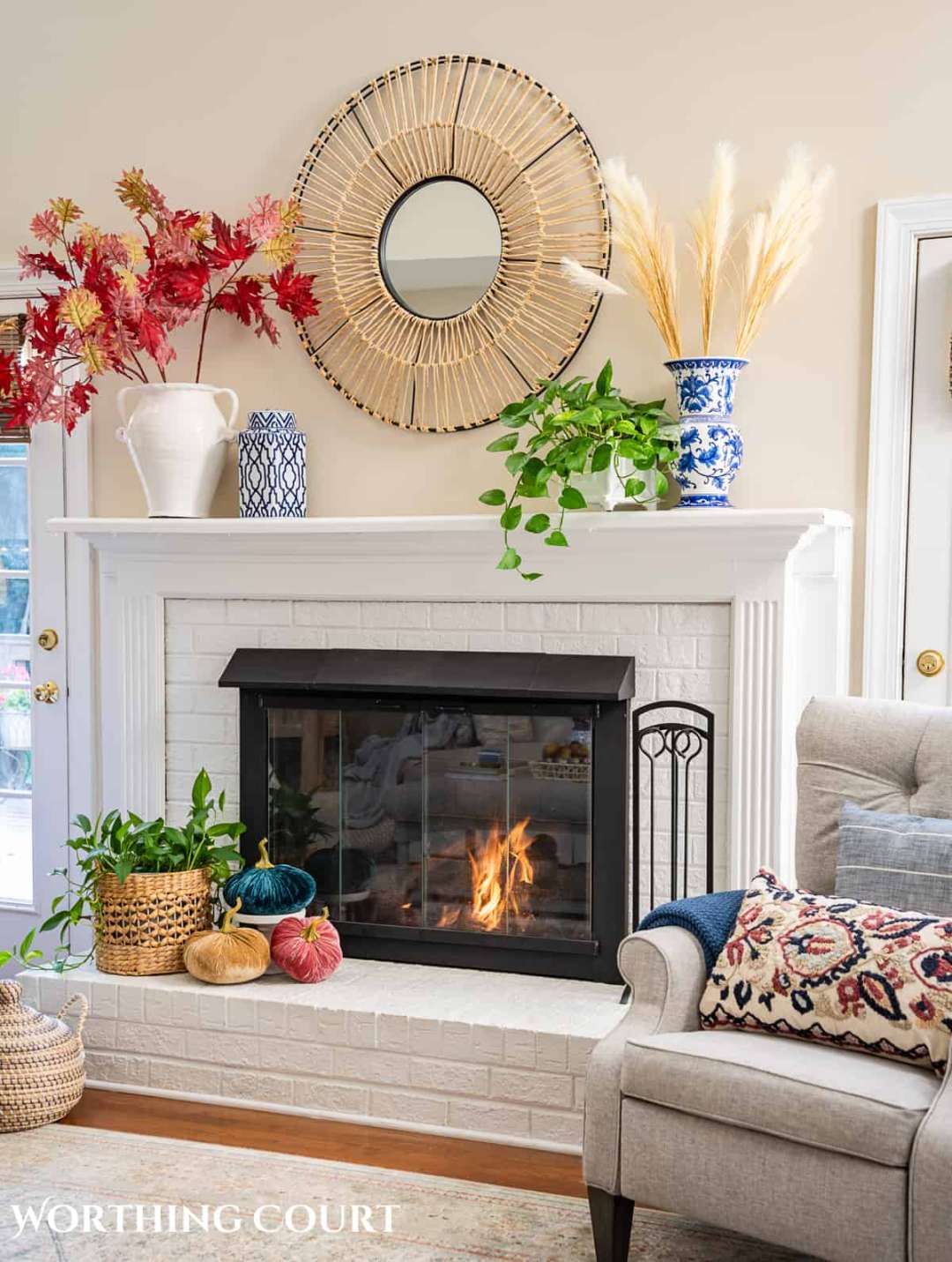 The Best Mantel And Fireplace Decorating Ideas For Fall - Worthing