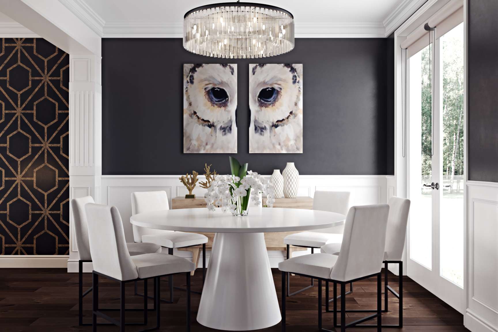 Transitional Dining Room Interior Design Ideas  Havenly