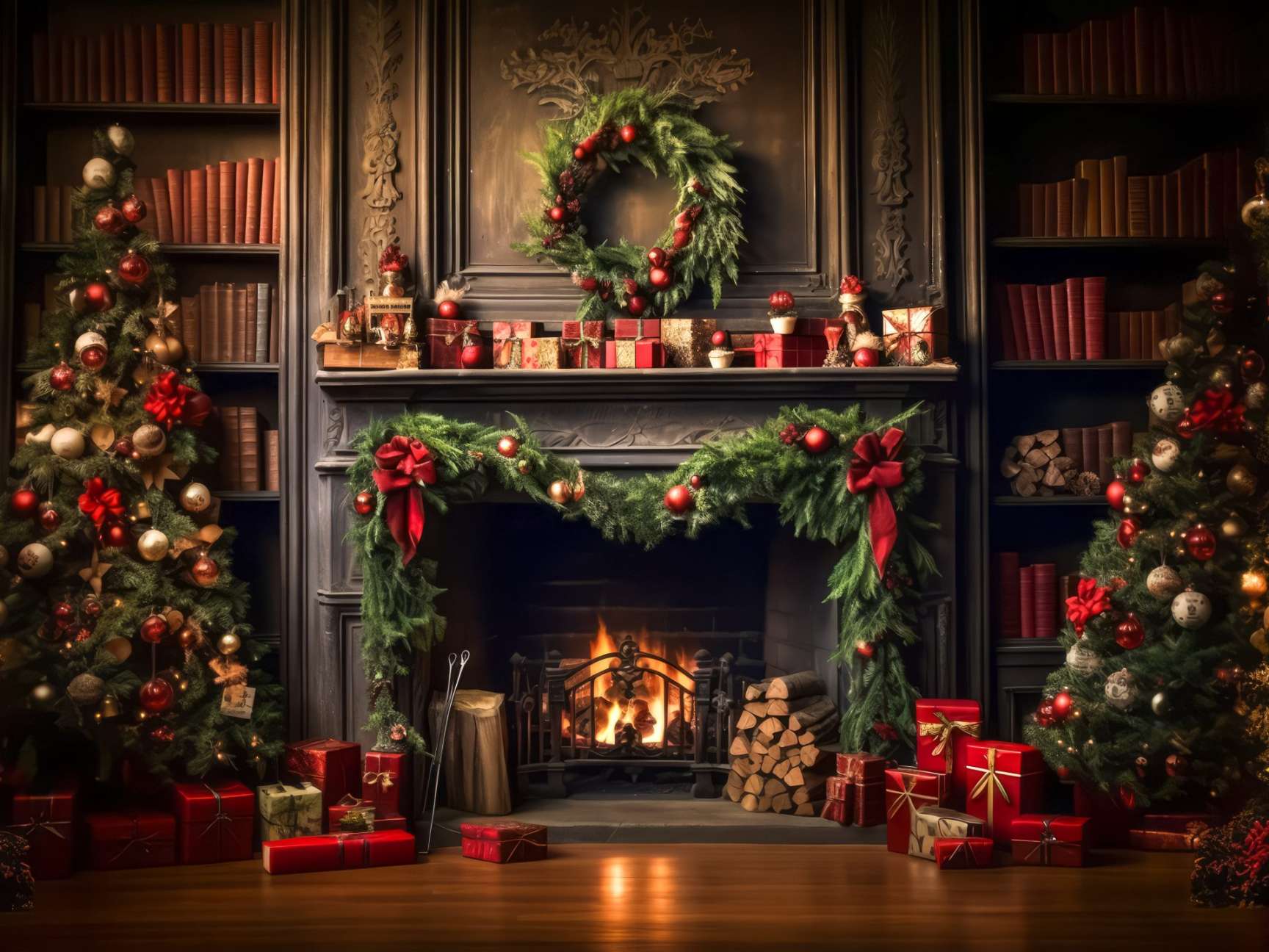 🎄 Unlocking the Charm: No Mantel Fireplace Christmas Decor Ideas 🎄