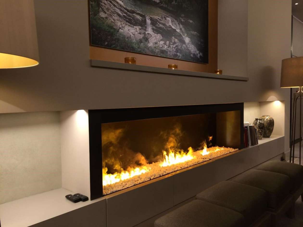 wall mount electric fireplace under tv  Electric fireplace wall