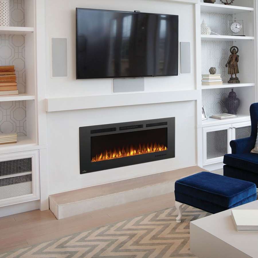 Wall Mounted Electric Fireplace Under Tv - Shop on Pinterest