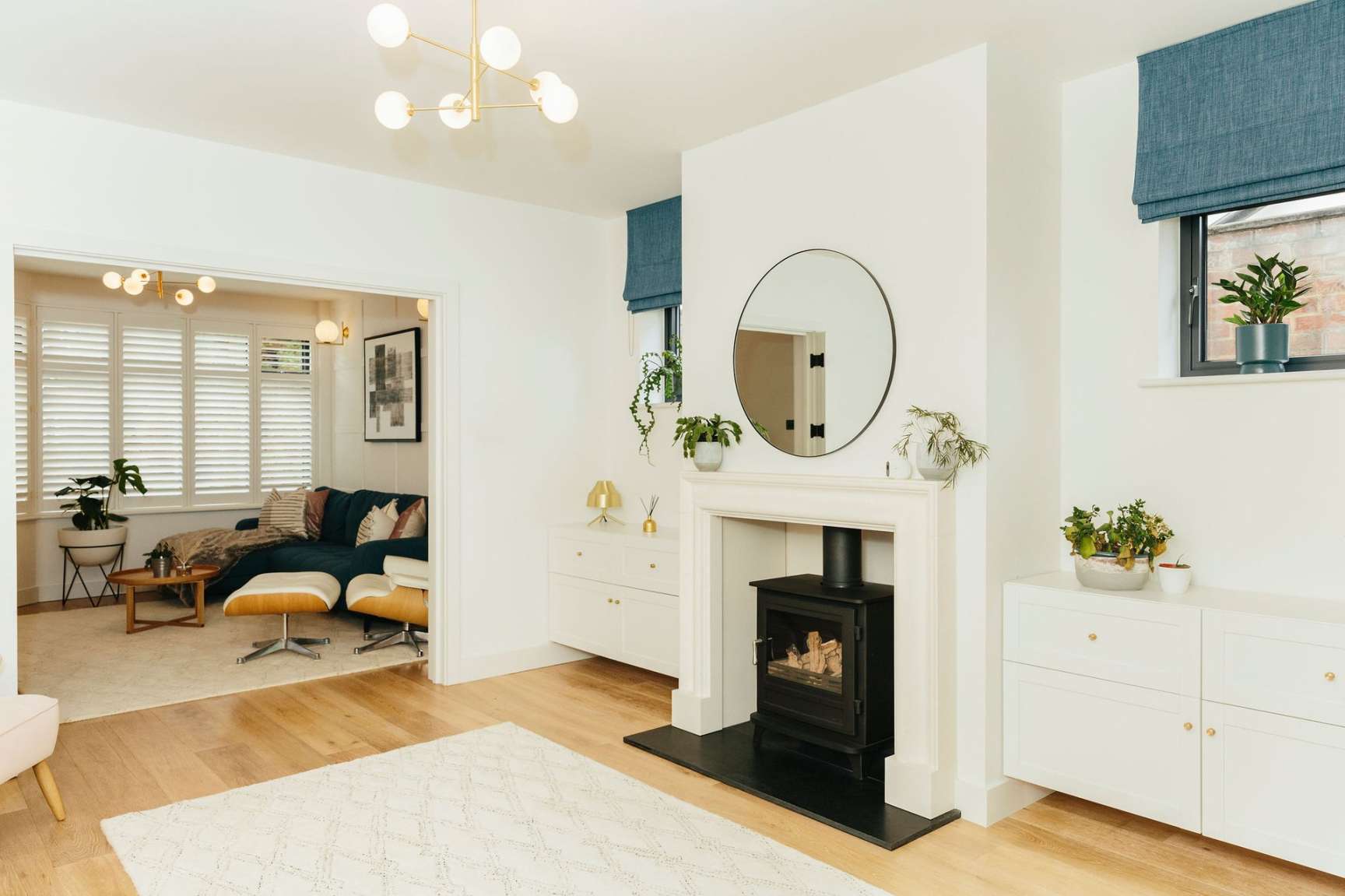 ways to style fireplace alcoves