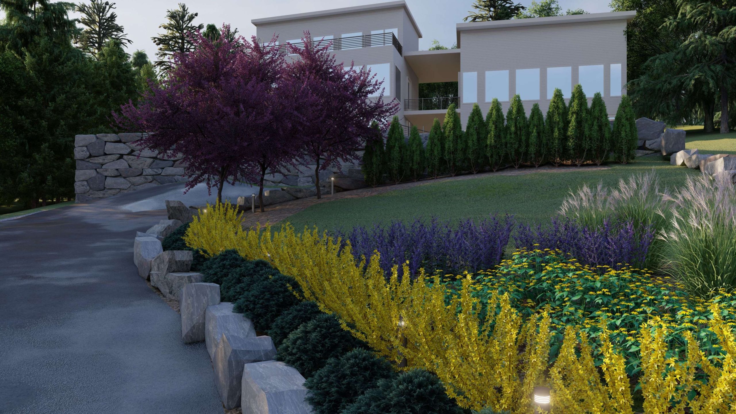 Driveway Landscaping Ideas for Curb Appeal  Tilly Design