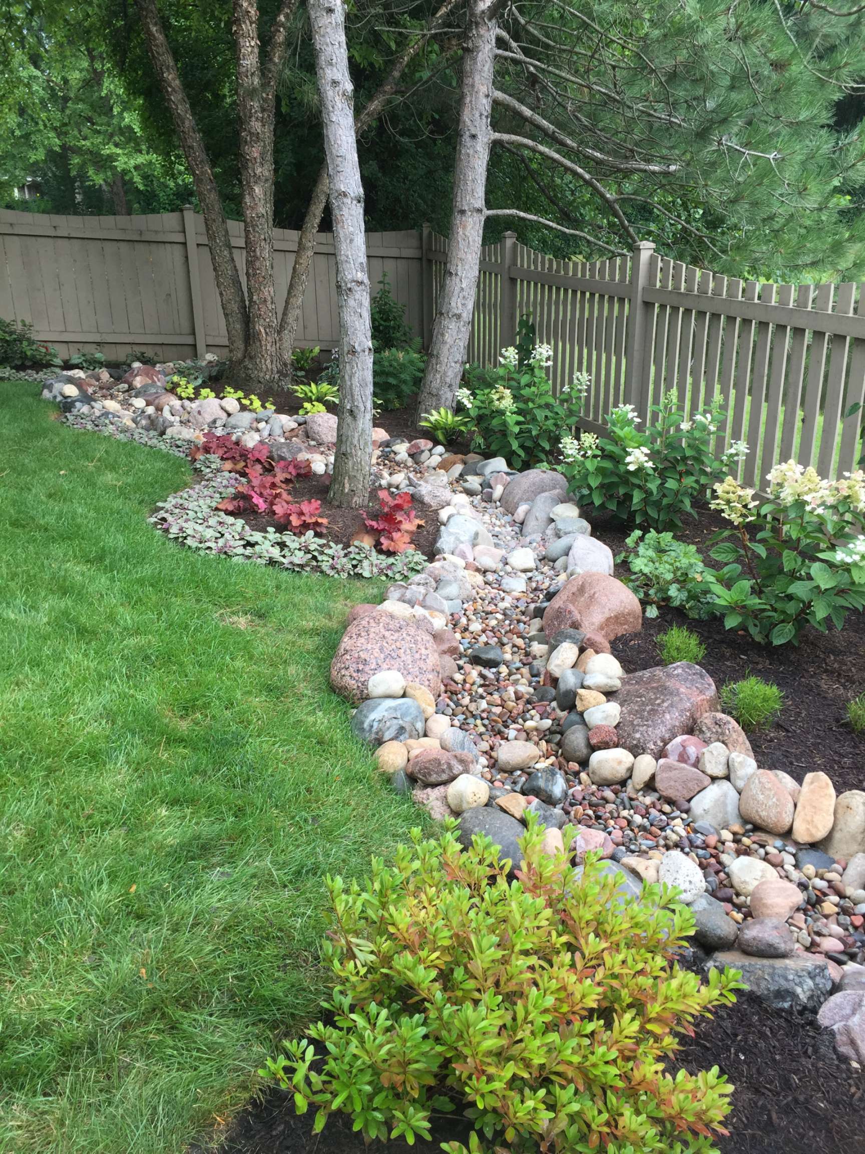 Dry River Bed Landscaping - Photos & Ideas  Houzz