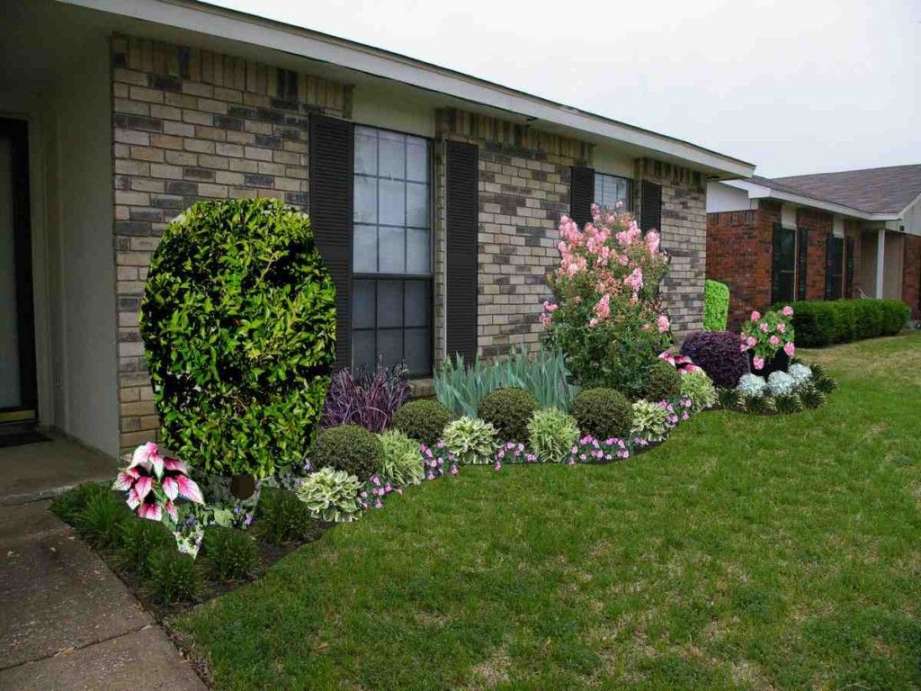 Front Yard Landscaping Ideas For Ranch Style Homes  Garden