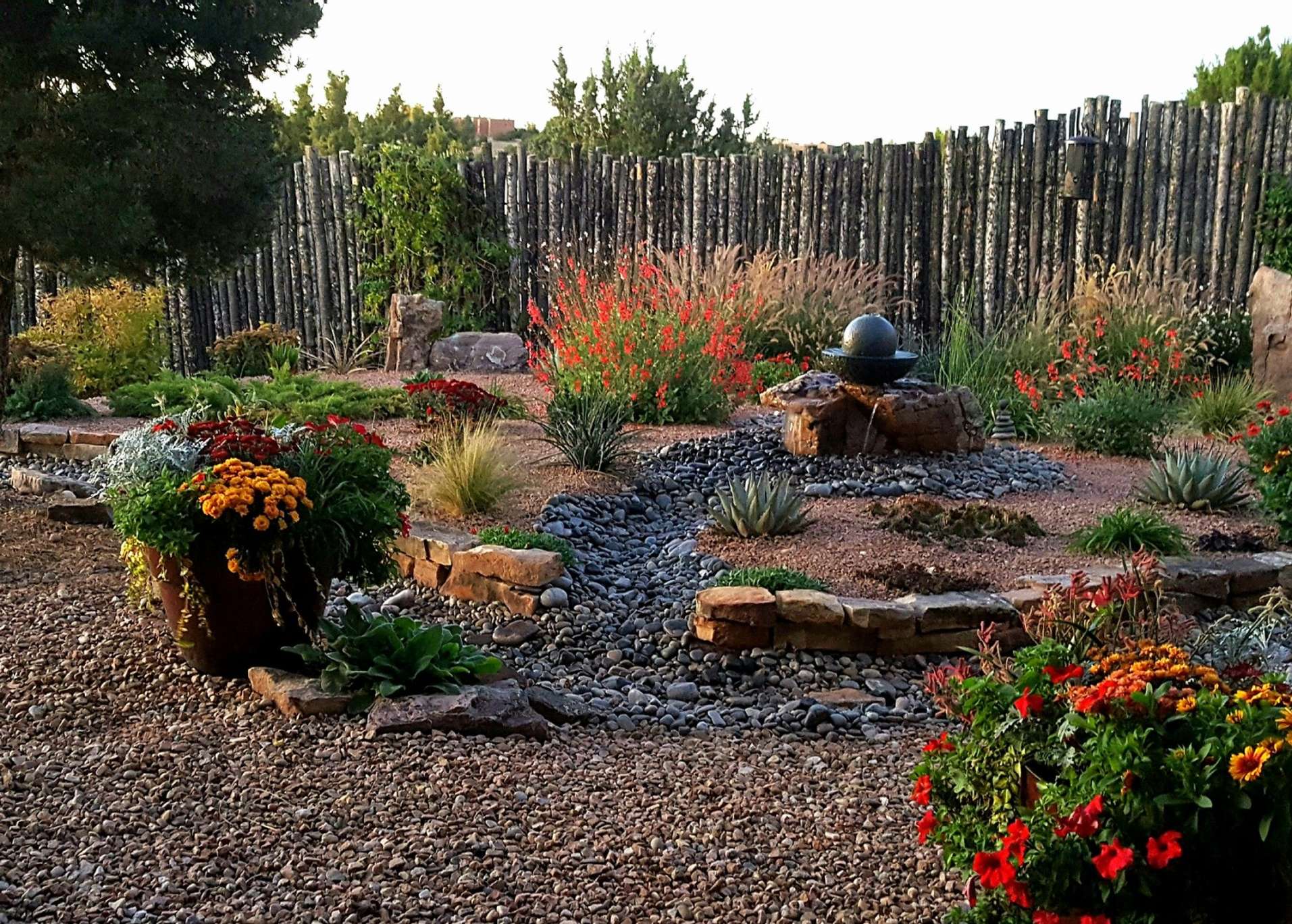 Landscape and Maintenance - Santa Fe NM  Xeriscape front yard