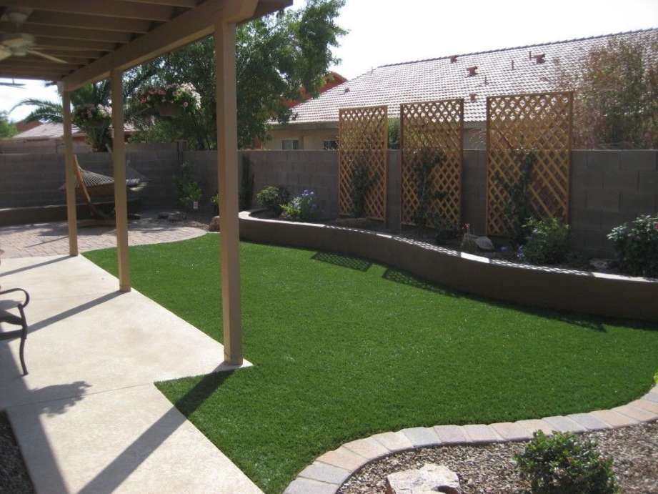 Landscape Ideas For Small Rectangular Backyard  Small backyard
