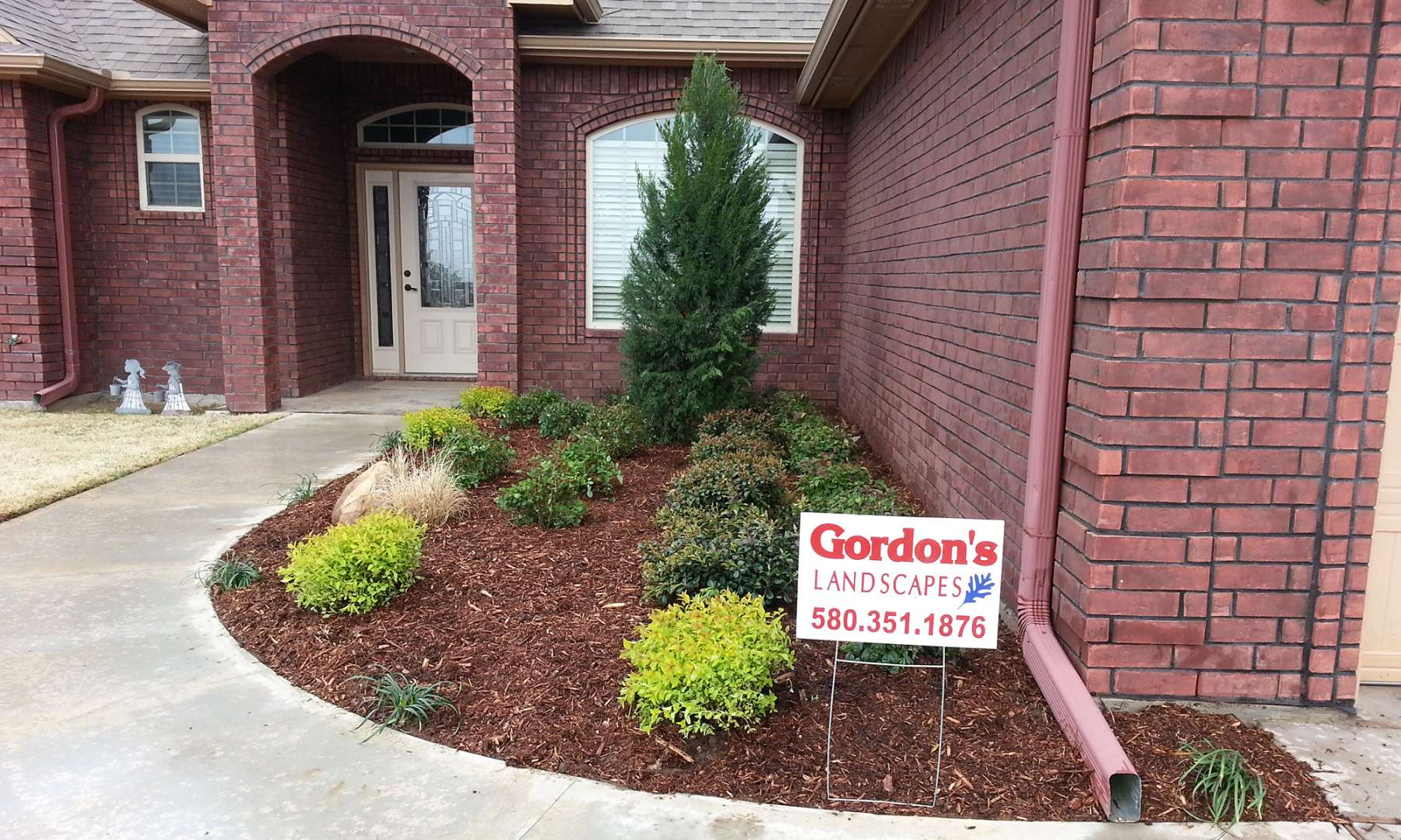 Landscaping in Lawton Oklahoma - Gordon