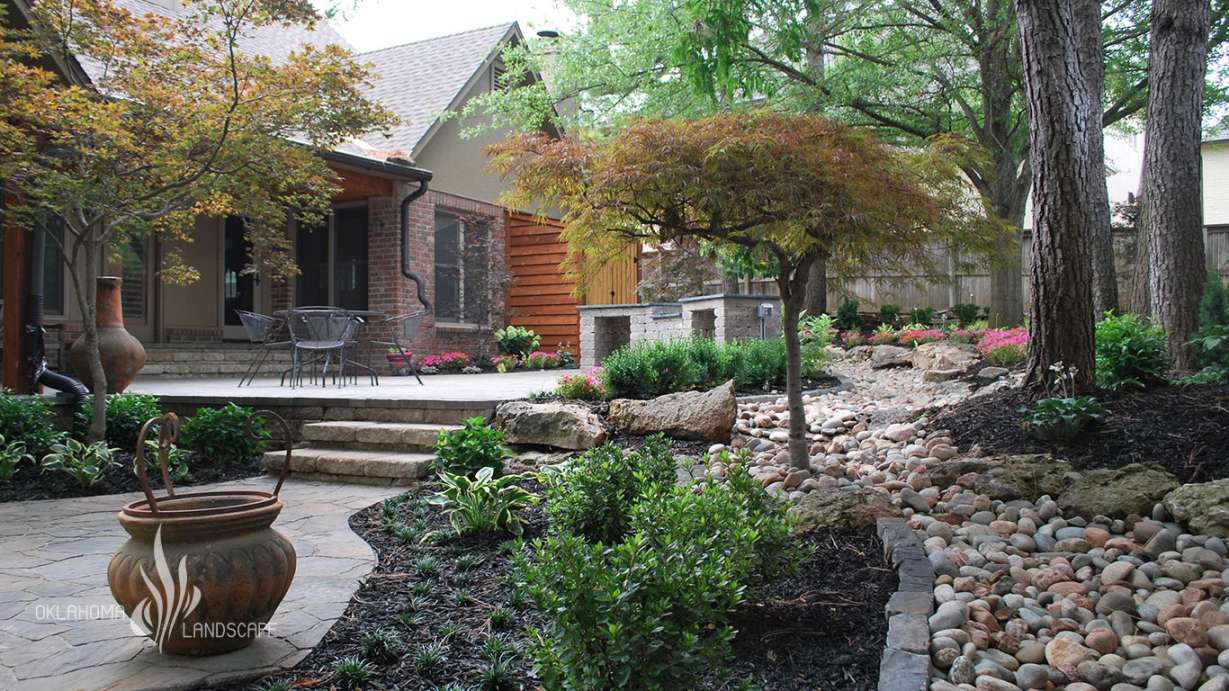 Landscaping Project: Shady Backyard Retreat  Outdoor Living