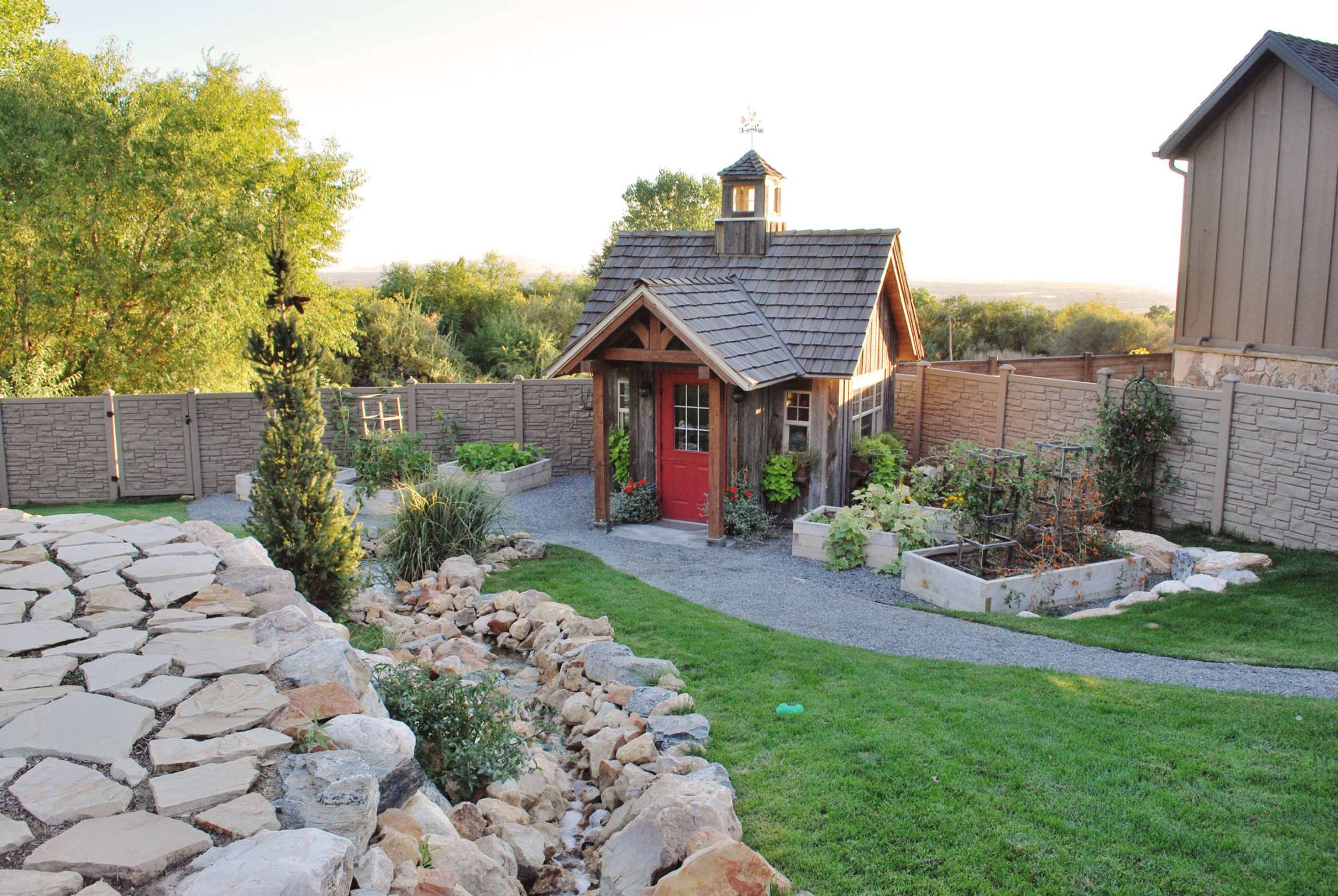 Shed Landscaping - Photos & Ideas  Houzz