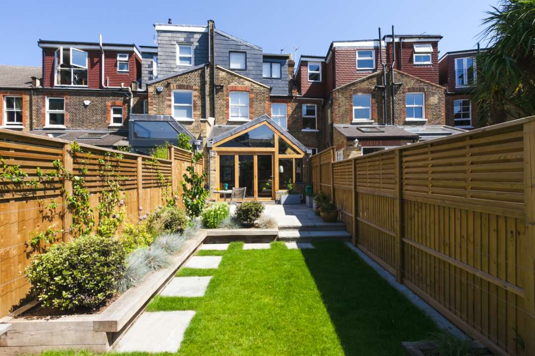 Split-Level Family Back Garden  Landscape Design and Build