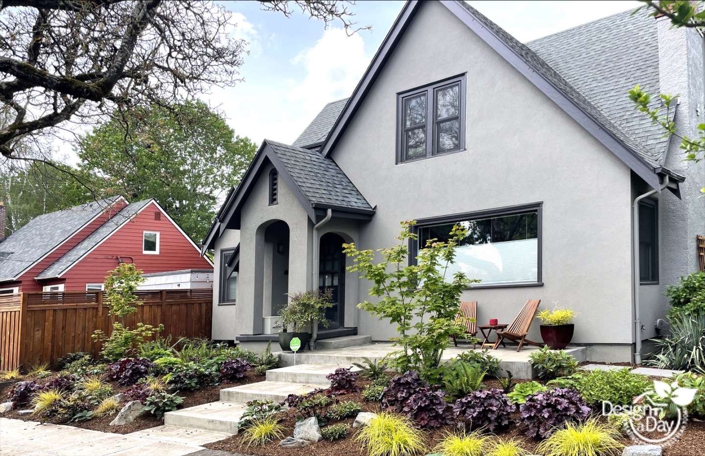 Tricky Residential Corner Landscape Overhaul in Northeast Portland