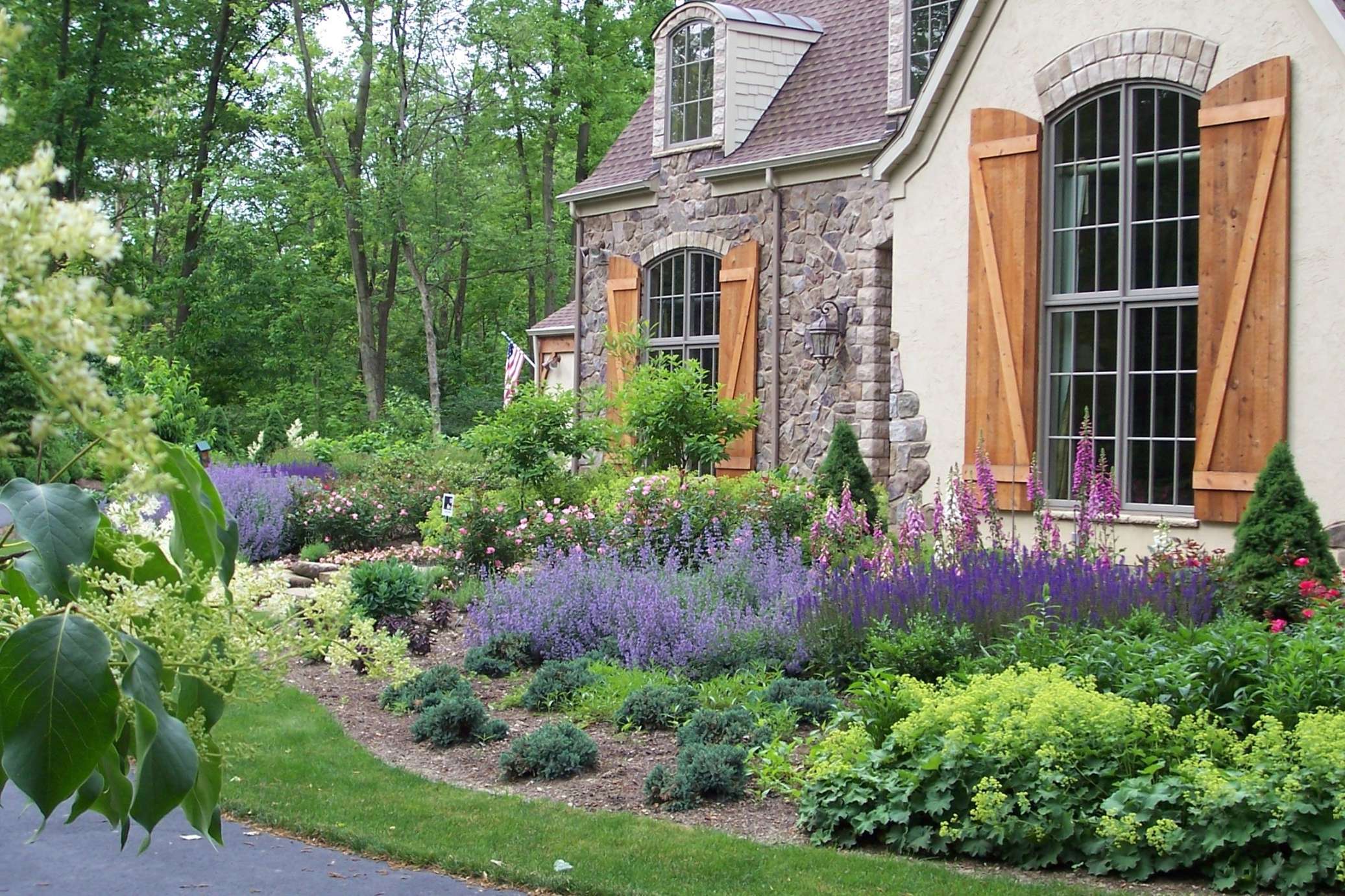 Woodland Country French - Bath, Ohio  French country landscaping